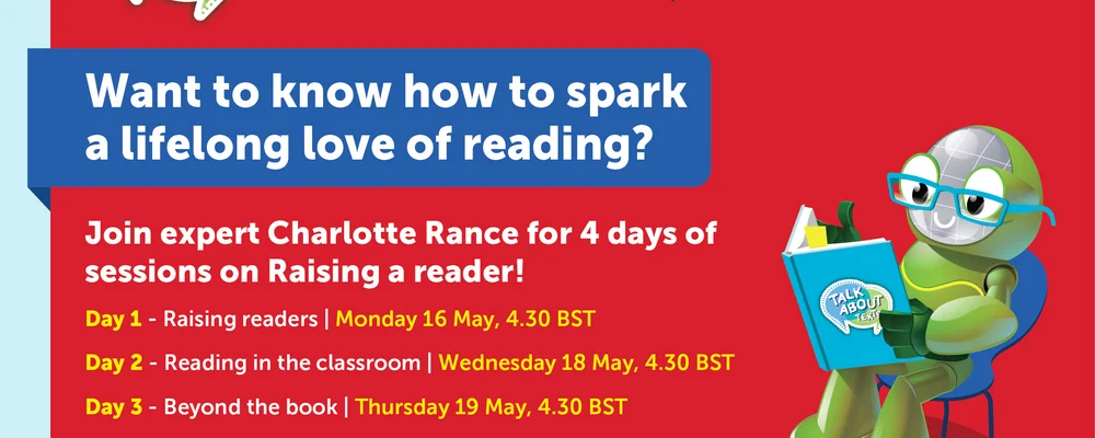 Raising a Reader: a new week of webinars