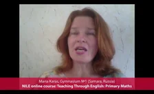 NILE-Macmillan Education Course Testimonial - Teaching Through English: Primary Maths
